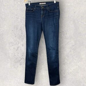 J Brand Pencil Leg Jeans Womens Size 30 Pure‎ Blue Stretch Minimalist Denim Jean